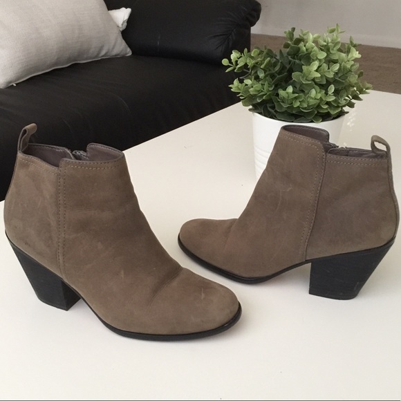 Cole Haan Chesney Bootie Suede Ankle Boots - Picture 3 of 7